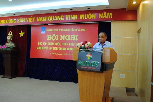 Đảng bộ PVCFC quán triệt Nghị quyết Hội nghị Trung ương 9 (Khóa XI)
