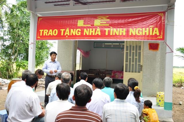 Giúp các gia đình chính sách tại Kiên Giang được ở trong ngôi nhà mang tên Đạm Cà Mau