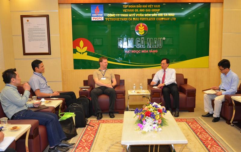 PVCFC làm việc với Công ty Trammo Pte. Ltd. – Singapore và các khách hàng Thái Lan