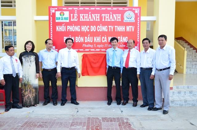 PVCFC khánh thành dãy phòng học trường Tiểu học Nguyễn Văn Trỗi