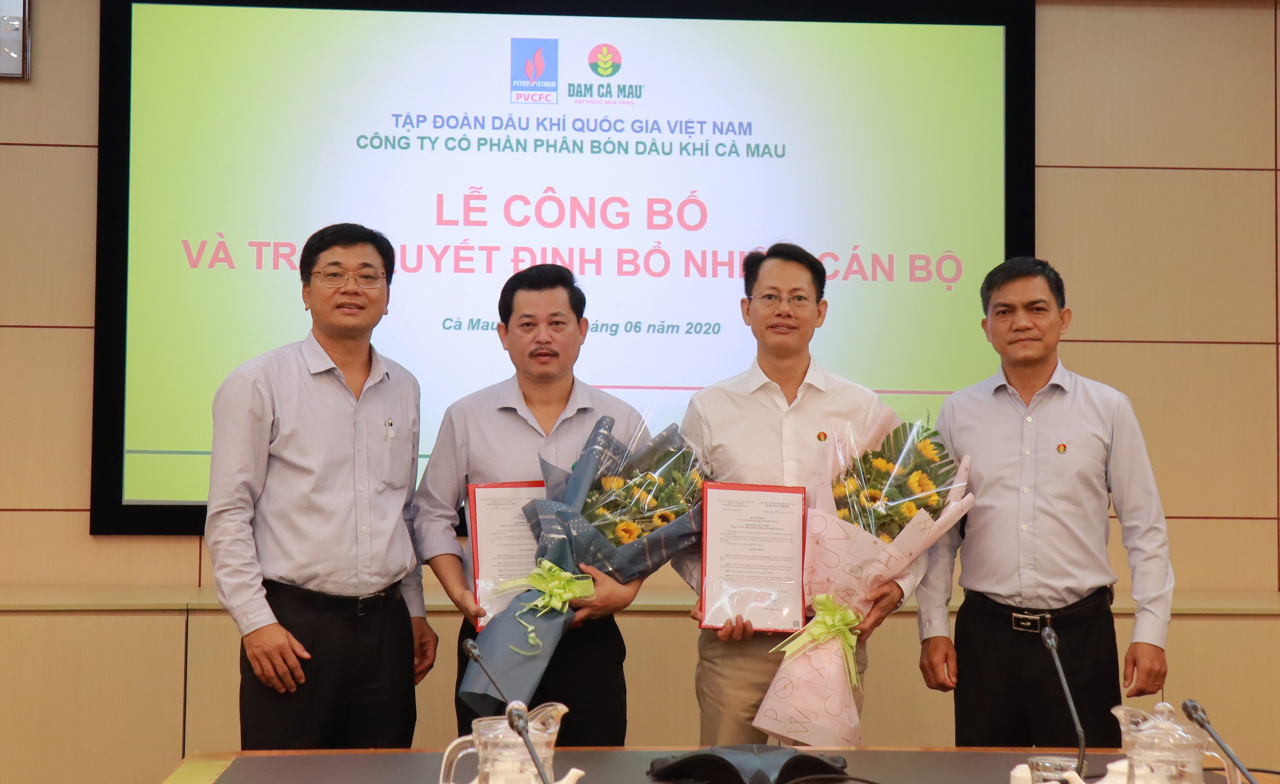 Lễ trao quyết định và bổ nhiệm Phó Tổng Giám Đốc PVCFC