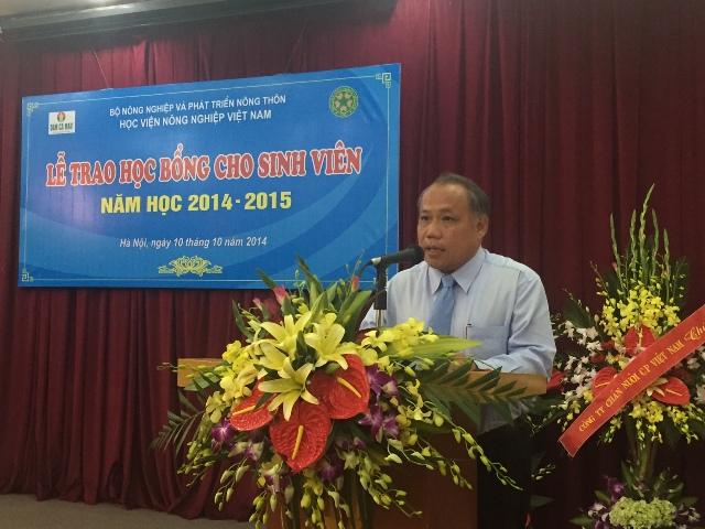 Trao học bổng Đạm Cà Mau – Hạt Ngọc Mùa Vàng cho sinh viên Học Viện Nông nghiệp Hà Nội