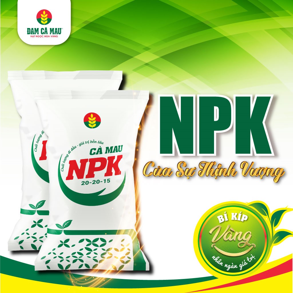 NPK CÀ MAU 20-20-15:  NPK của sự Thịnh Vượng