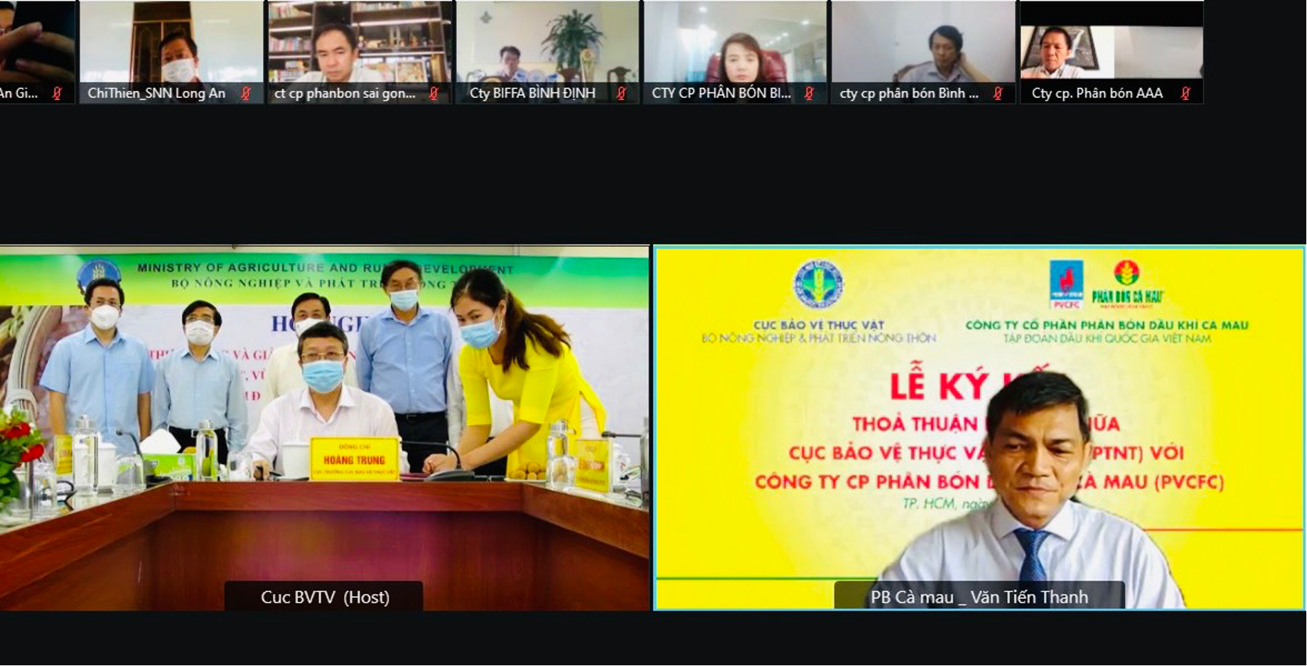 Phân Bón Cà Mau – Cục BVTV Ký Kết Mou: Chiến Lược Sản Phẩm Phù Hợp Định Hướng Phát Triển Nông Nghiệp Bền Vững