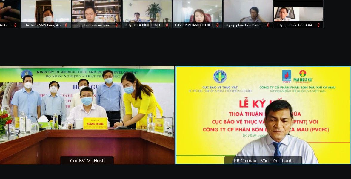 Phân Bón Cà Mau – Cục BVTV Ký Kết Mou: Chiến Lược Sản Phẩm Phù Hợp Định Hướng Phát Triển Nông Nghiệp Bền Vững