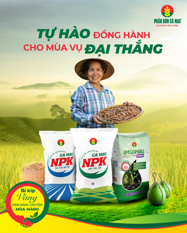 Phân Bón Cà Mau Tự Hào Đồng Hành Cùng Bà Con Cho Mùa Vụ Đại Thắng