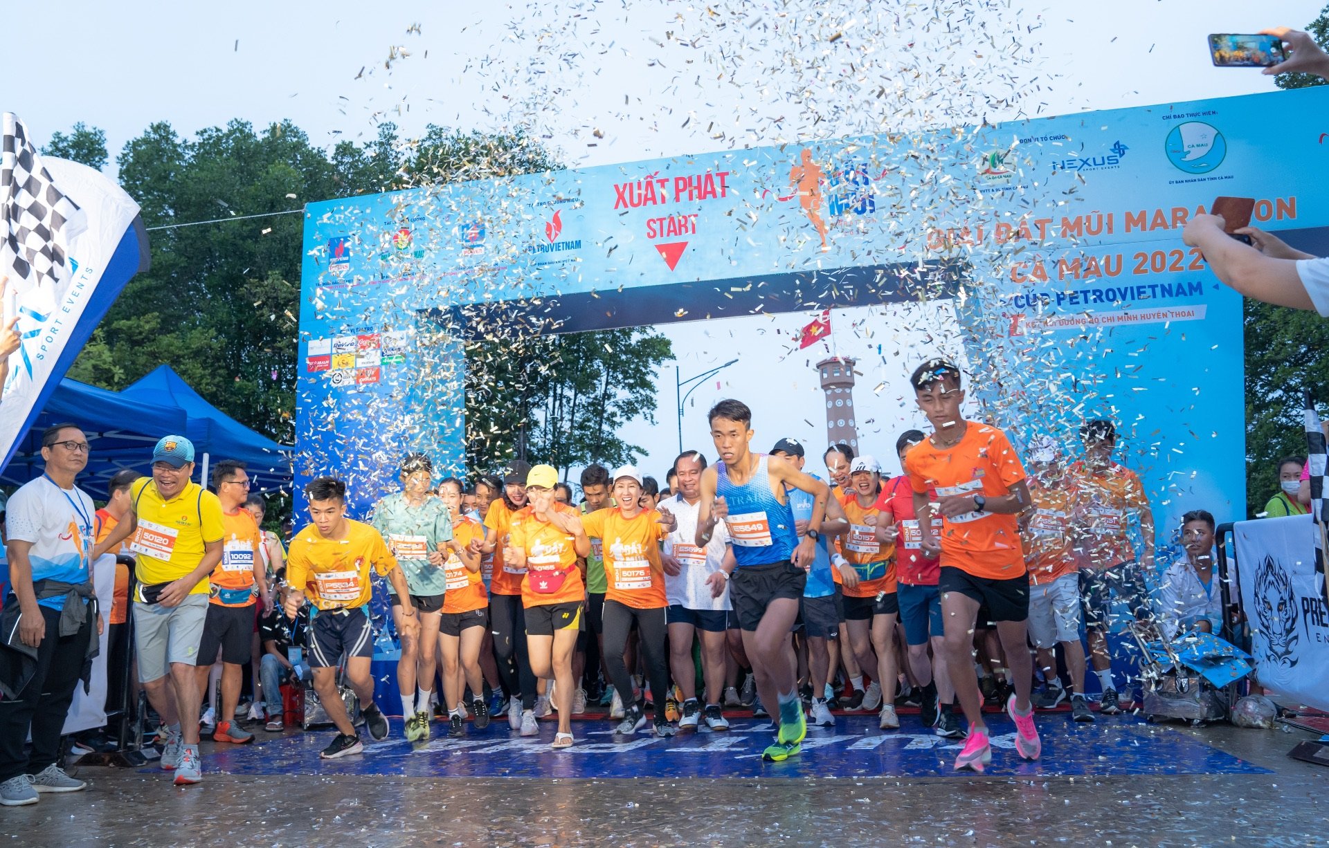 Người PVCFC vượt qua giới hạn cùng Giải Đất Mũi Marathon Cà Mau 2022