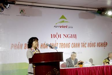 Đạm Cà Mau đồng hành tư vấn sử dụng phân bón và hóa chất trong canh tác nông nghiệp tại AgroViet 2016