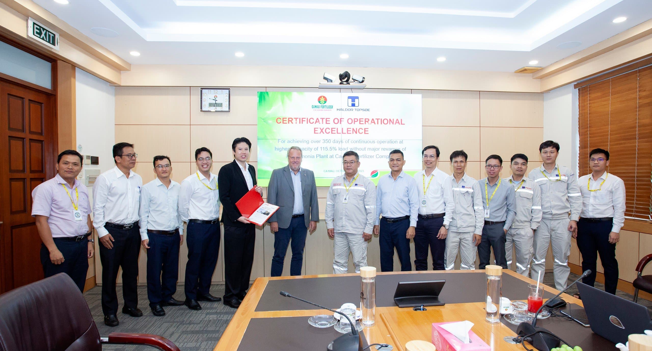 Nhà Máy Đạm Cà Mau Thêm Kỷ Lục Mới Về Vận Hành An Toàn, Ổn Định Liên Tục Hơn 350 Ngày