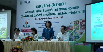 Đạm Cà Mau tài trợ chính cho Hội chợ nông nghiệp công nghệ cao và chuỗi giá trị sản phẩm - Agrotex 2015