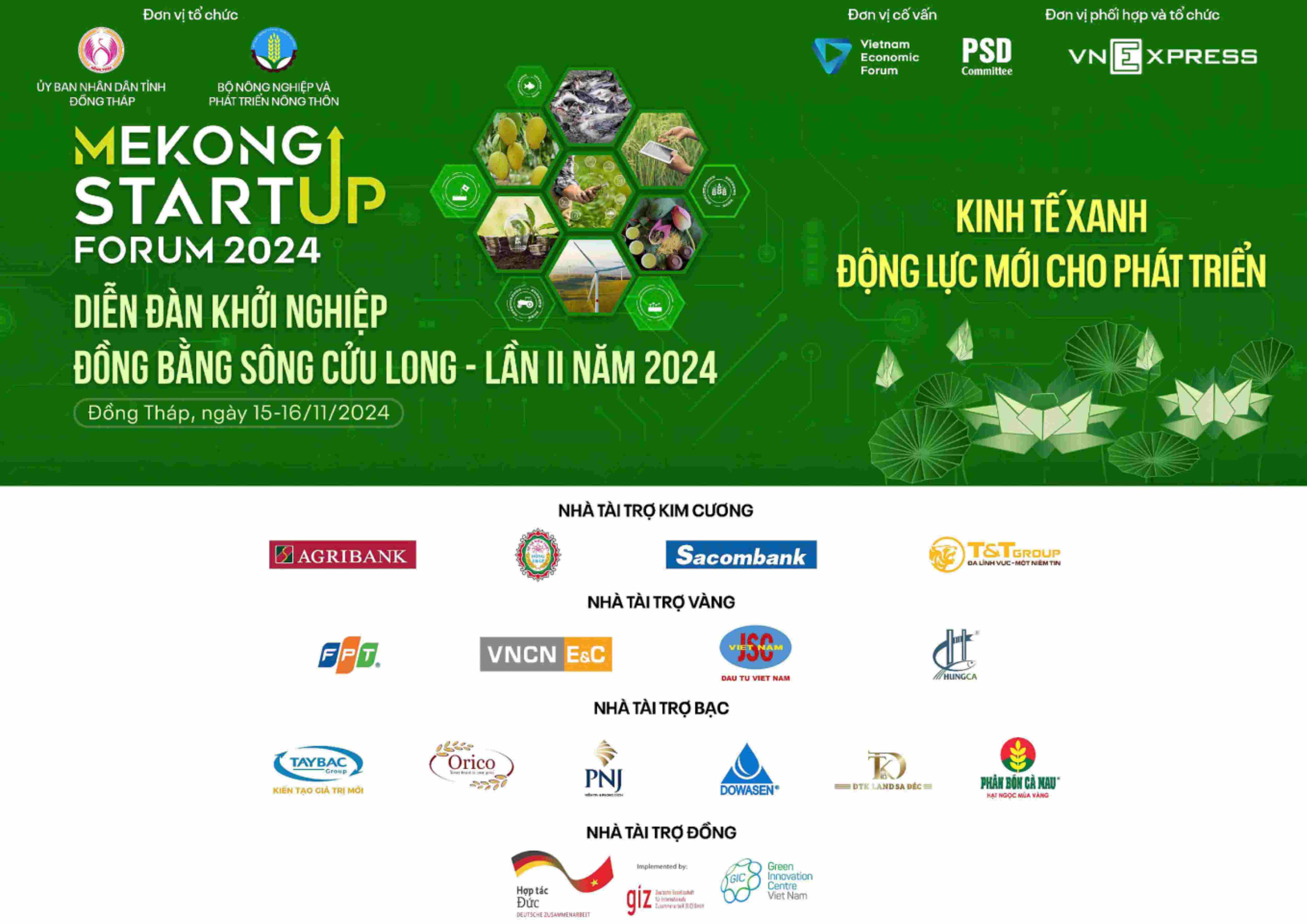 Phân Bón Cà Mau Tài Trợ Cho Diễn Đàn Khởi Nghiệp Đồng Bằng Sông Cửu Long Năm 2024