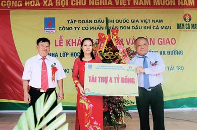 PVCFC khánh thành trường tiểu học xã Hiệp Cường, Huyện Kim Động, Tỉnh Hưng Yên
